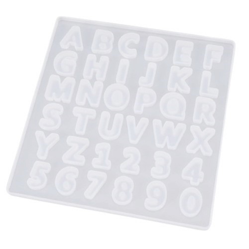 Small Letters Silicone Mold | Lower Case Characters Mold | Mini Alphabet  Mould | UV Resin Craft Supplies (3mm)